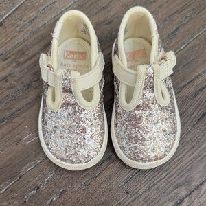 Keds by Kate Spade Baby Sequin Sneakers - Champagne size 3M